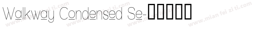 Walkway Condensed Se字体转换